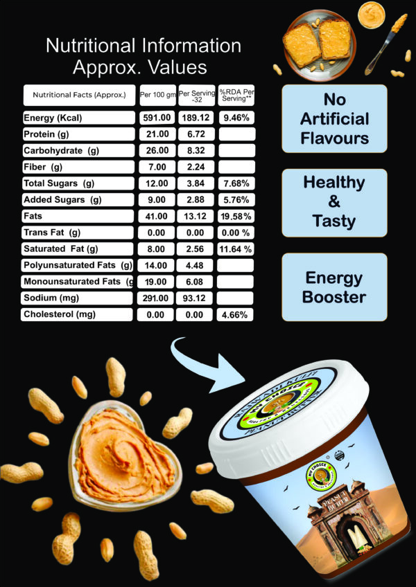 My Choice Peanut Butter Rajwadi Kulfi